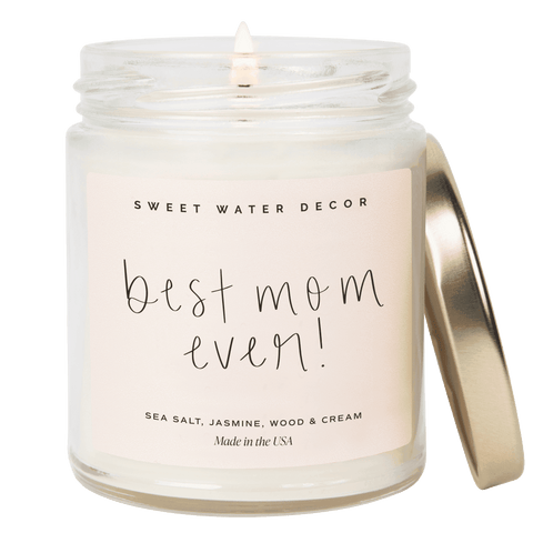 Best Mom Ever! Soy Candle - Clear Jar - 9 oz (Spa Day) - SwagglyLife Home & Fashion Best Mom Ever! Soy Candle - Clear Jar - 9 oz (Spa Day) - SwagglyLife Home & Fashion