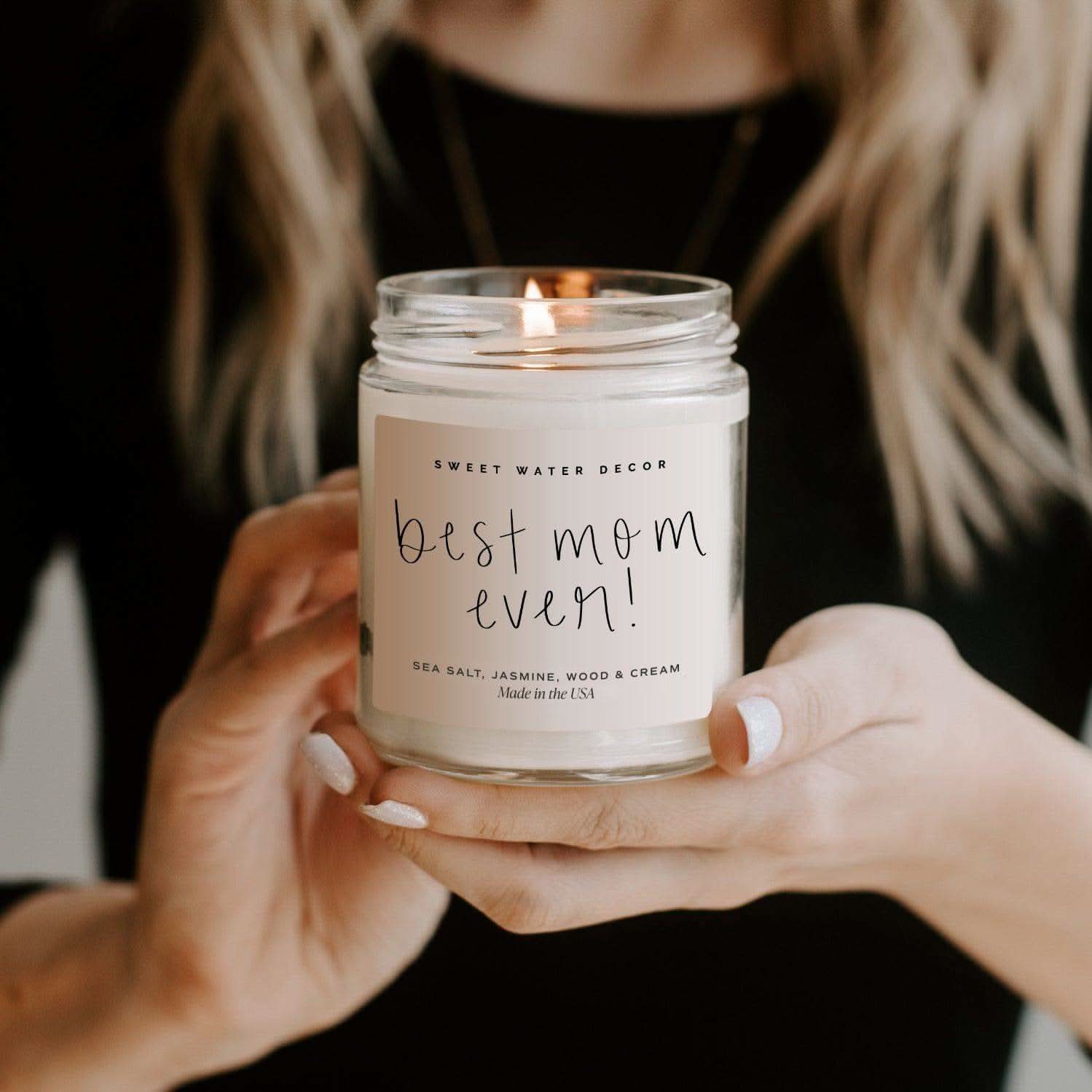 Best Mom Ever! Soy Candle - Clear Jar - 9 oz (Spa Day) - SwagglyLife Home & Fashion Best Mom Ever! Soy Candle - Clear Jar - 9 oz (Spa Day) - SwagglyLife Home & Fashion