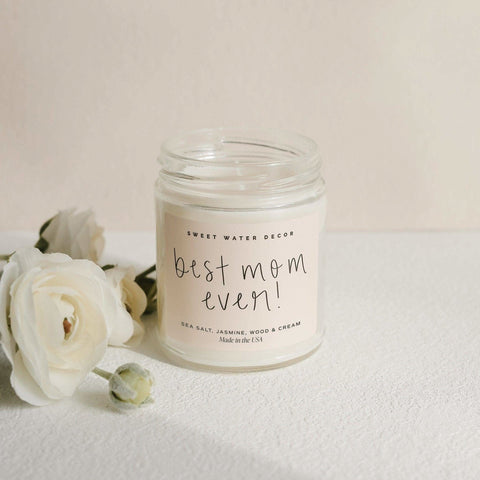 Best Mom Ever! Soy Candle - Clear Jar - 9 oz (Spa Day) - SwagglyLife Home & Fashion Best Mom Ever! Soy Candle - Clear Jar - 9 oz (Spa Day) - SwagglyLife Home & Fashion