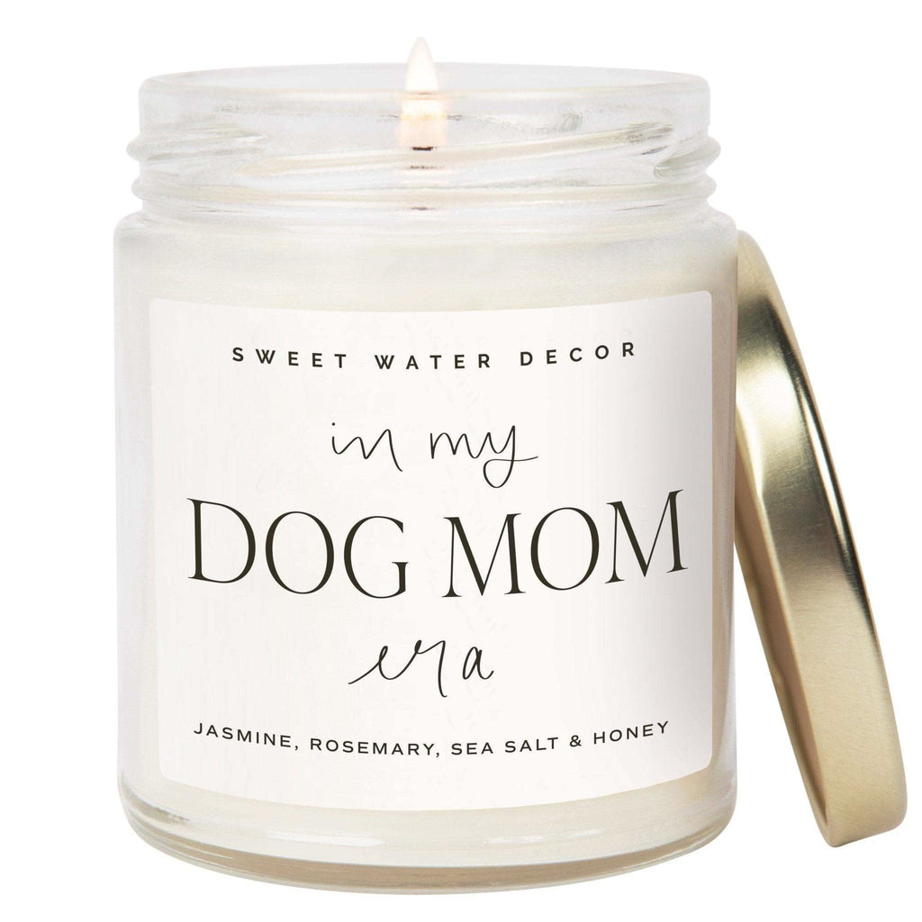 In My Dog Mom Era Soy Candle - Clear Jar - 9 oz - SwagglyLife Home & Fashion