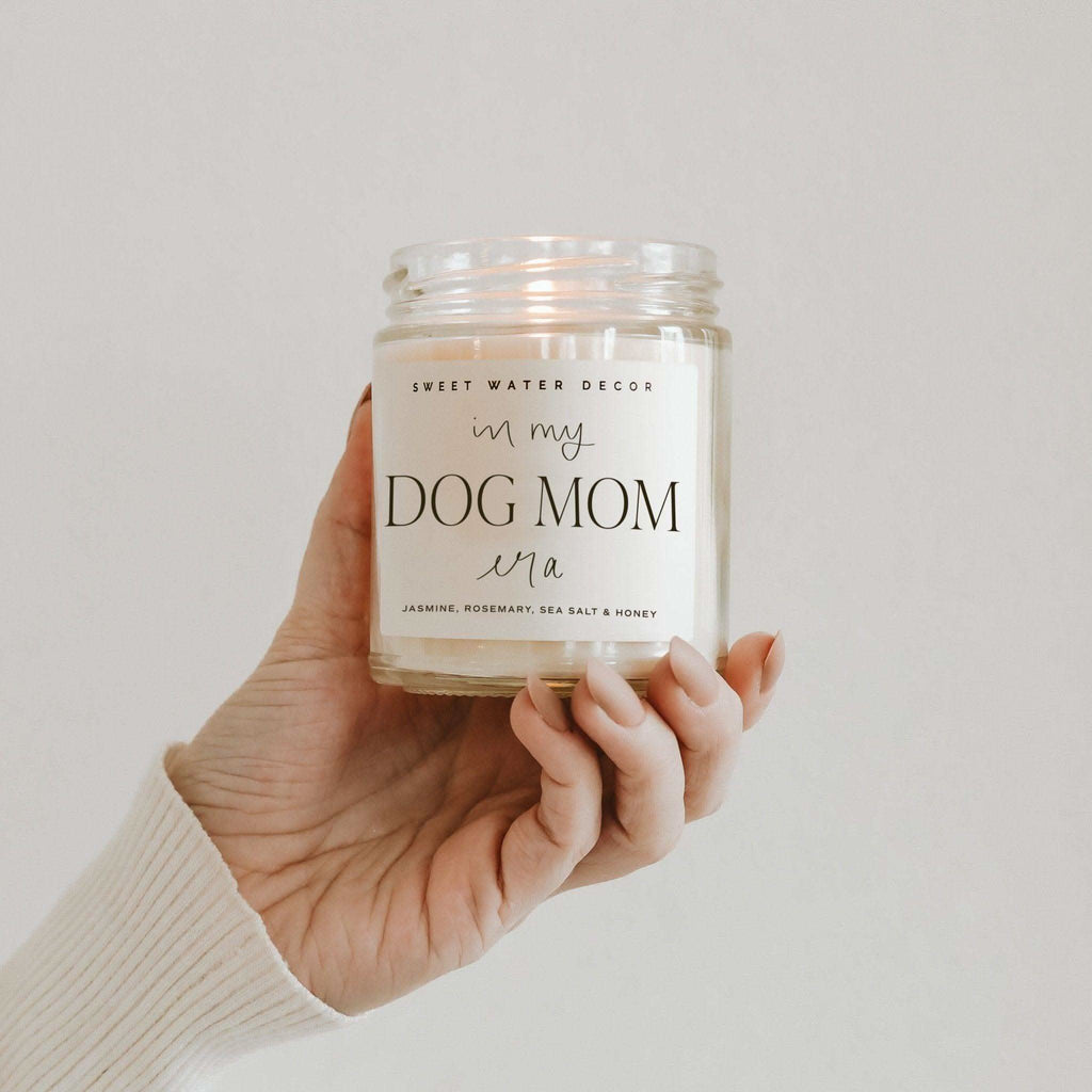In My Dog Mom Era Soy Candle - Clear Jar - 9 oz - SwagglyLife Home & Fashion
