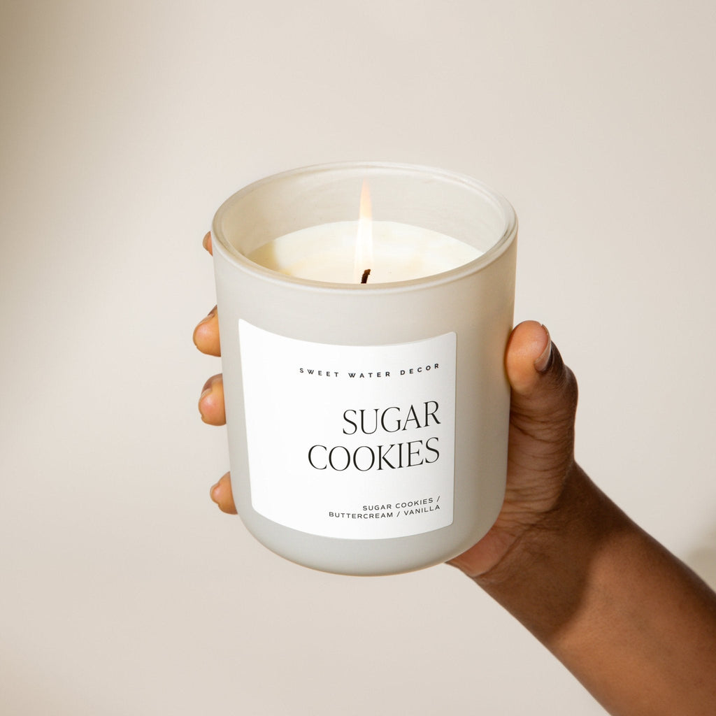 Sugar Cookies Soy Candle - Tan Matte Jar - 15 oz in - Candles photo
