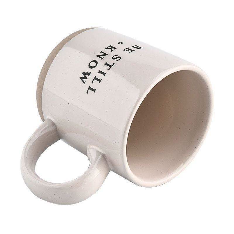Be Still and Know 14oz. Stoneware Coffee Mug in - Coffee Mugs photo