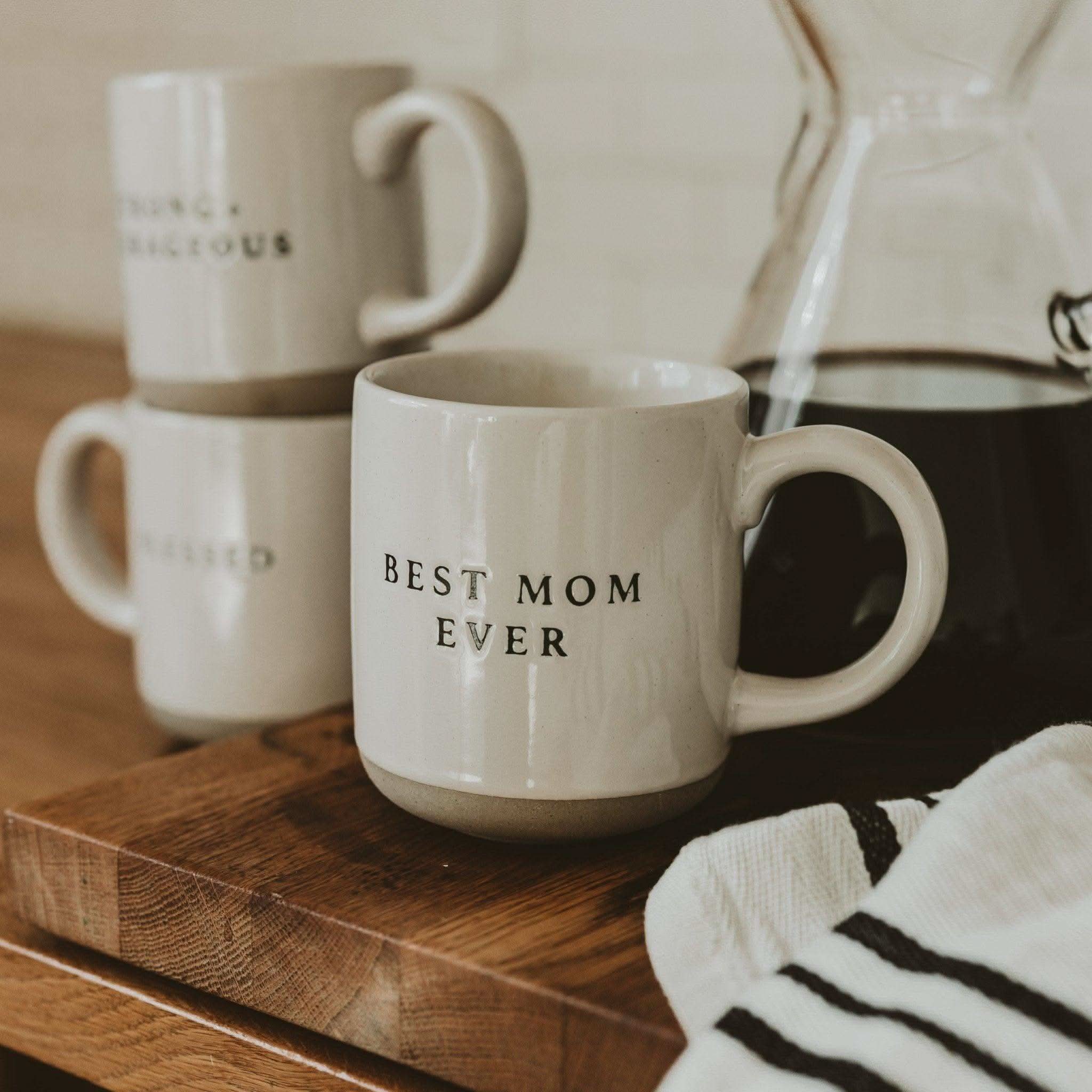 Best Mom Ever 14oz. Stoneware Coffee Mug - SwagglyLife Home & Fashion Best Mom Ever 14oz. Stoneware Coffee Mug - SwagglyLife Home & Fashion