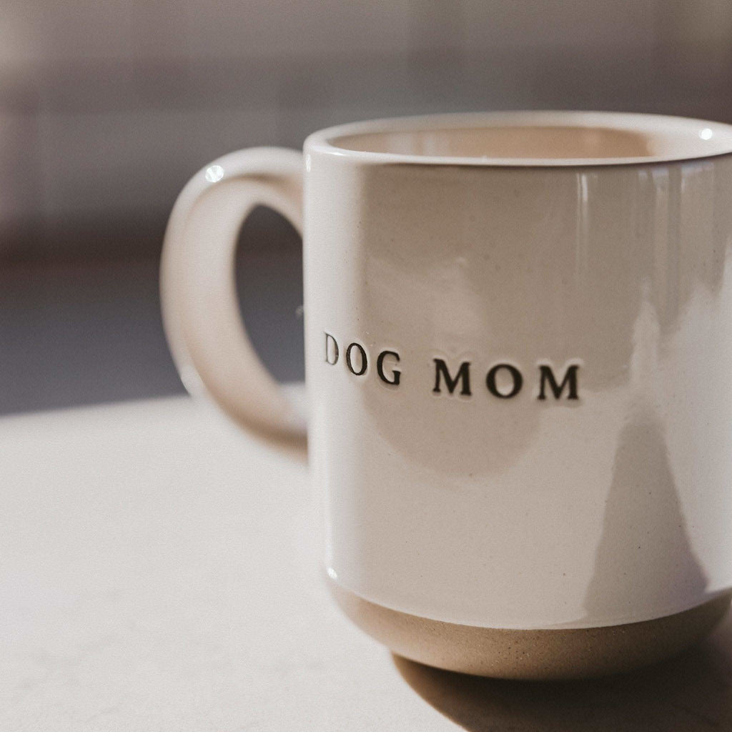 Dog Mom 14oz. Stoneware Coffee Mug - SwagglyLife Home & Fashion