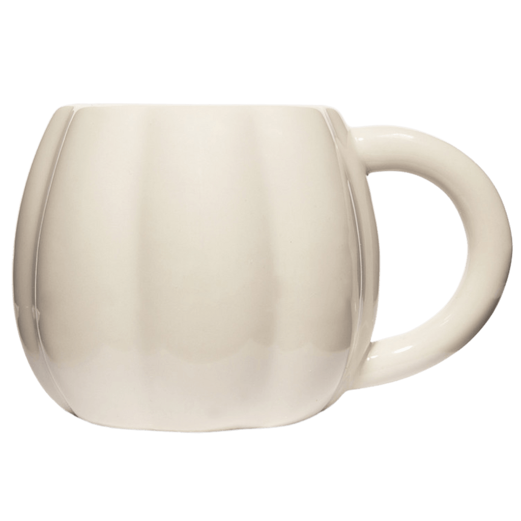 Cream Pumpkin 19oz. Figural Coffee Mug in - Coffee Mugs photo