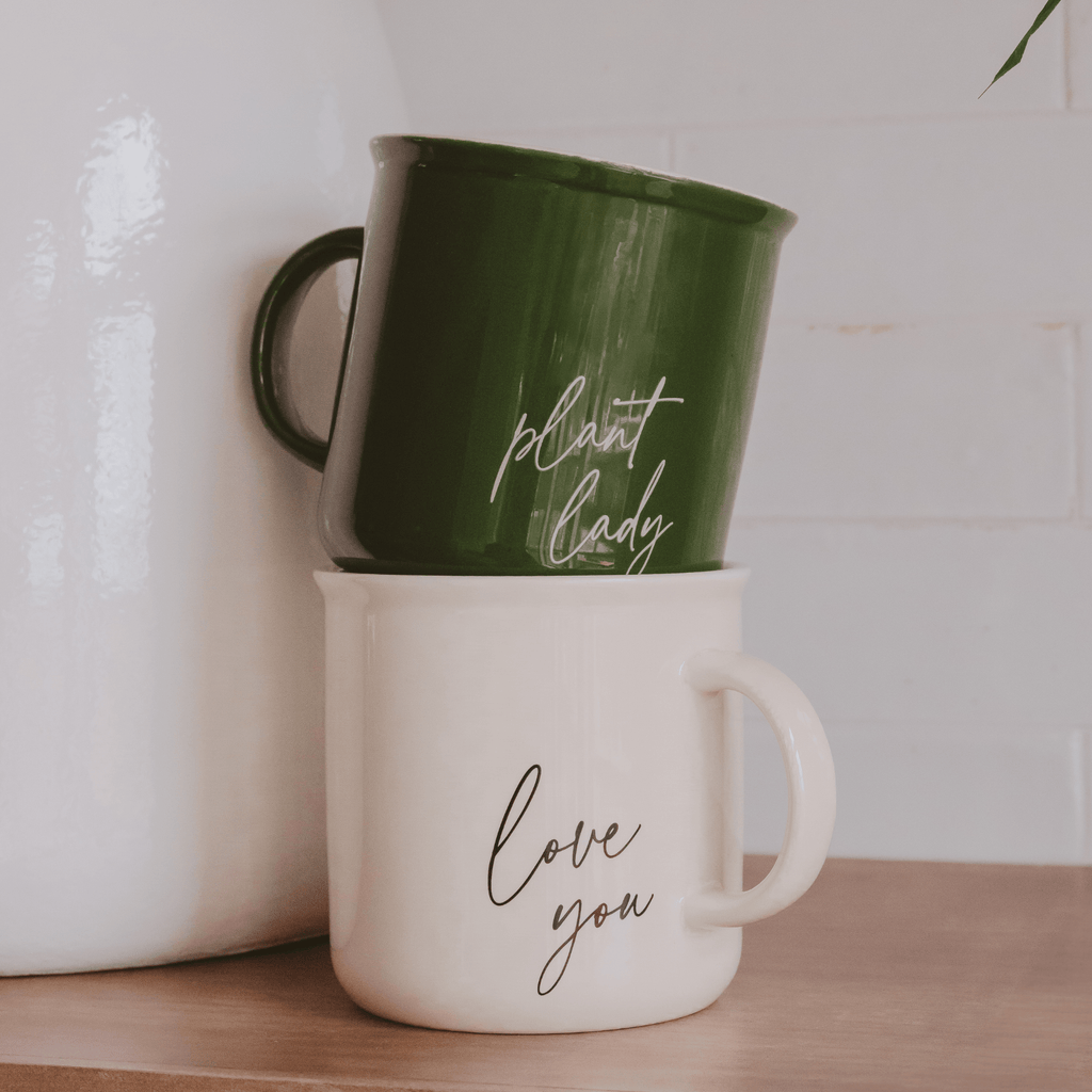 Plant Lady 11oz. Green Coffee Mug in - Coffee Mugs photo