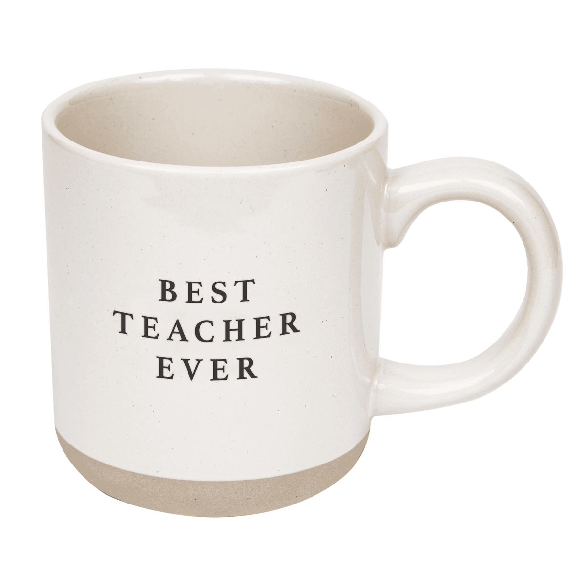 Best Teacher Ever 14oz. Stoneware Coffee Mug - SwagglyLife Home & Fashion