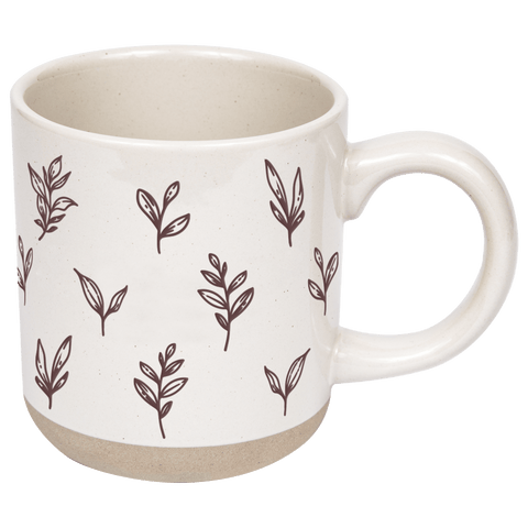Brown Leaves 14oz. Stoneware Coffee Mug - SwagglyLife Home & Fashion Brown Leaves 14oz. Stoneware Coffee Mug - SwagglyLife Home & Fashion