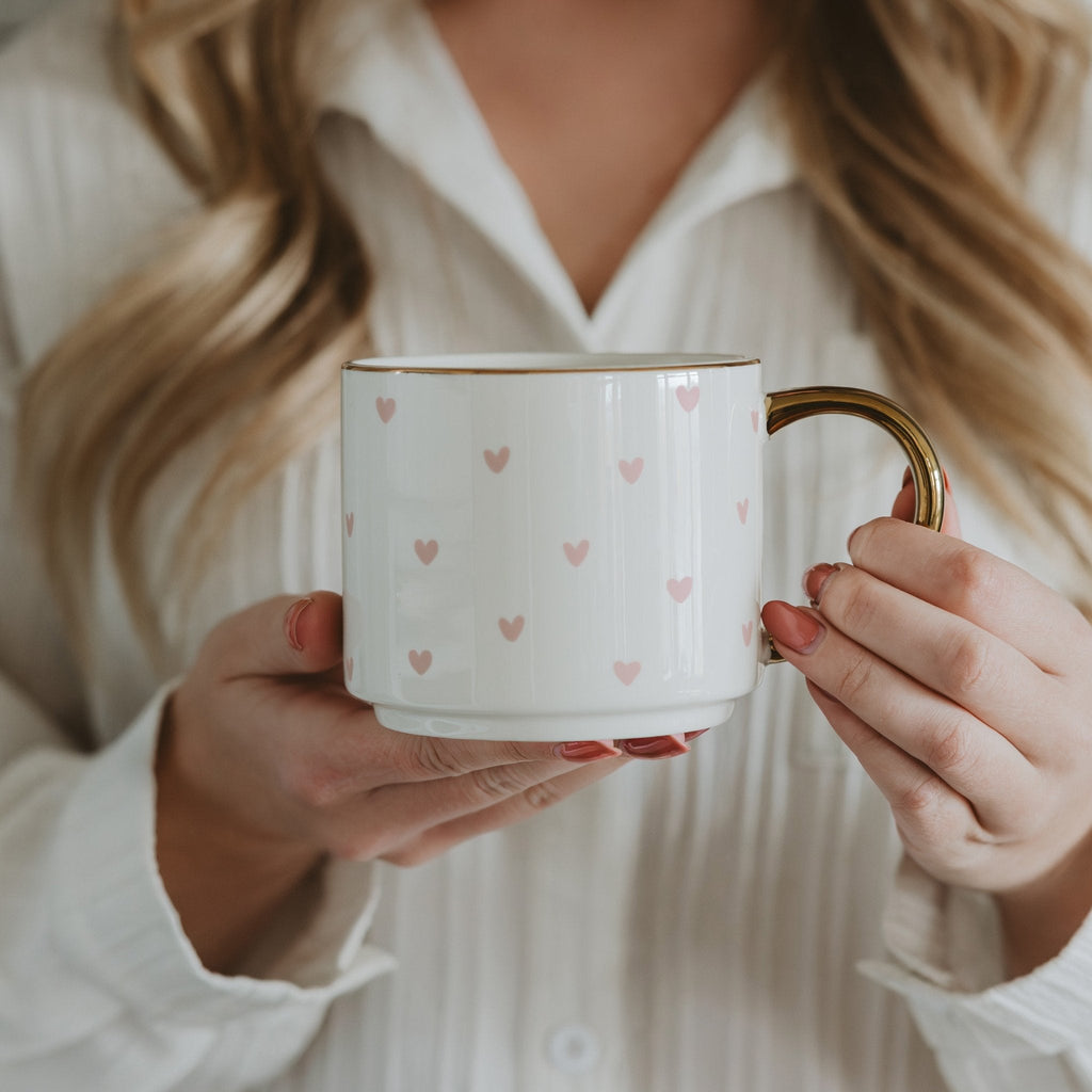 Hearts 14oz. Coffee Mug in - Coffee Mugs photo