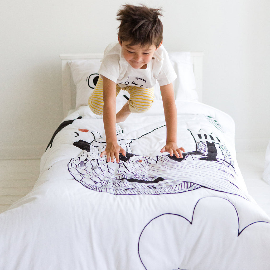 Swan Toddler Comforter in - Toddler Comforter photo