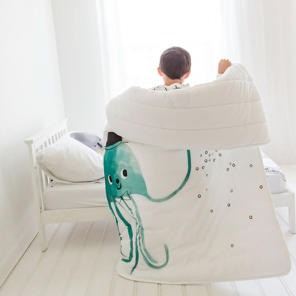 Jellyfish Toddler Comforter in - Toddler Comforter photo