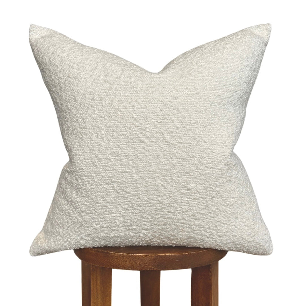 Valencia Pillow Cover in - Boucle Pillow Cover photo