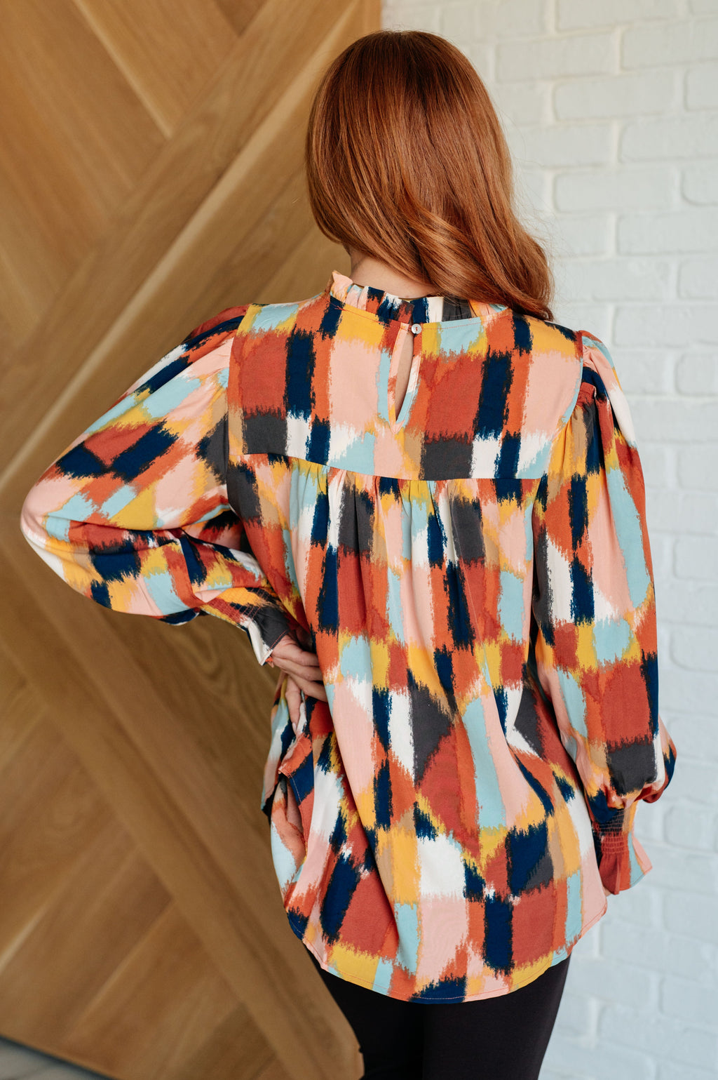 Call It What It Is Mod Print Blouse in - Blouses photo