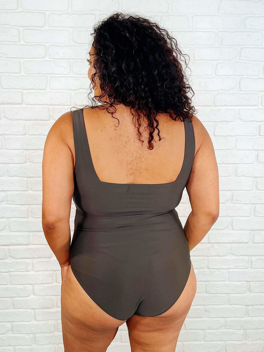 Cape Town Asymmetrical Stripe Swimsuit in - Swimwear photo