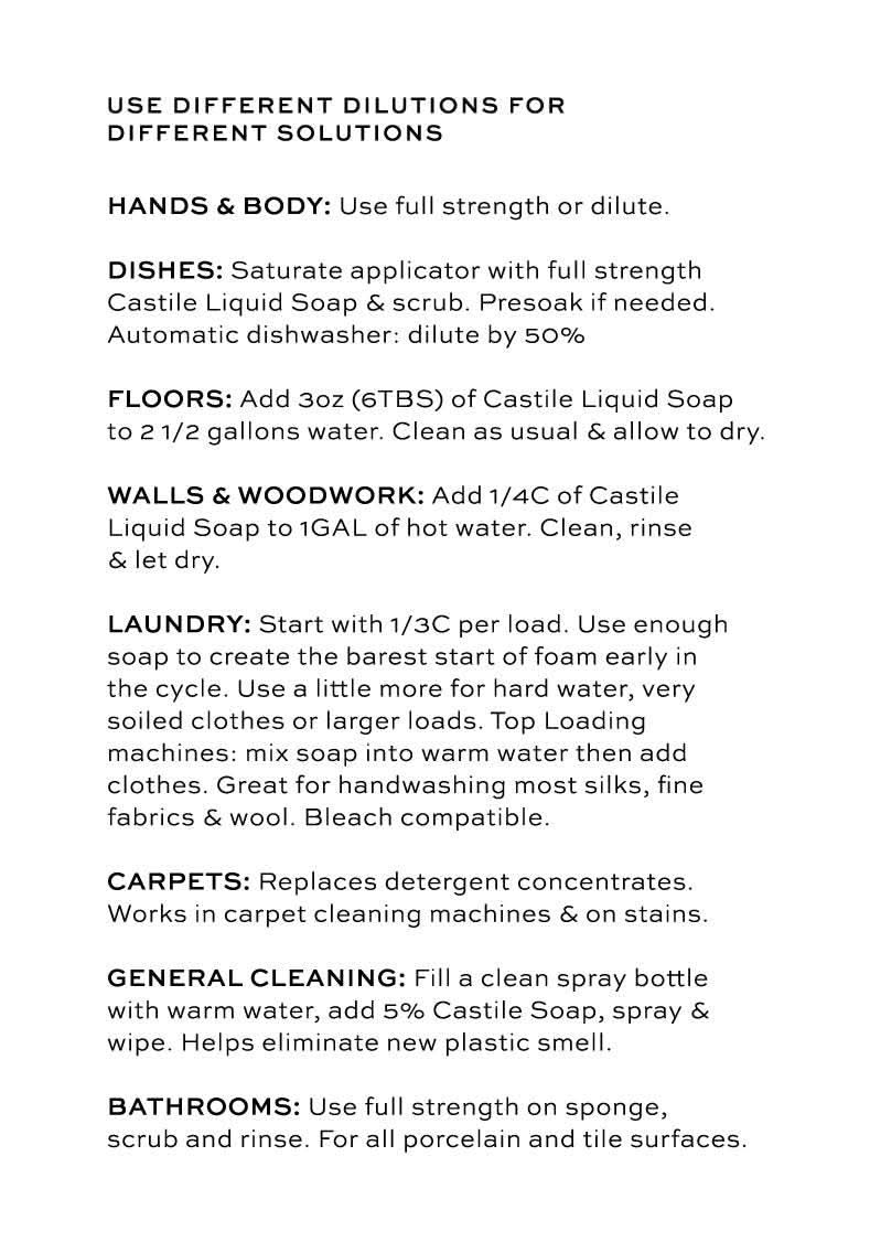 Castile Liquid Soap - Made with Organic Oils in - Soap photo