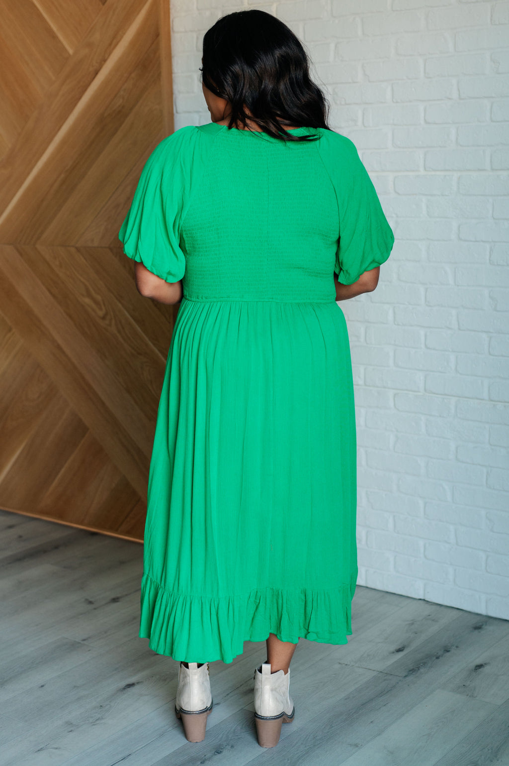 Catch a Cloud and Pin it Down Smocked Bodice Dress in - Dresses photo