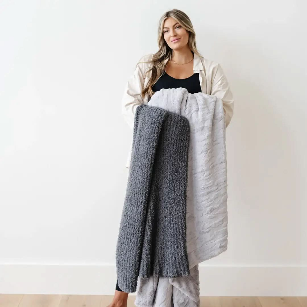 Ribbed BAMBONI® Throw Blankets - SwagglyLife Home & Fashion