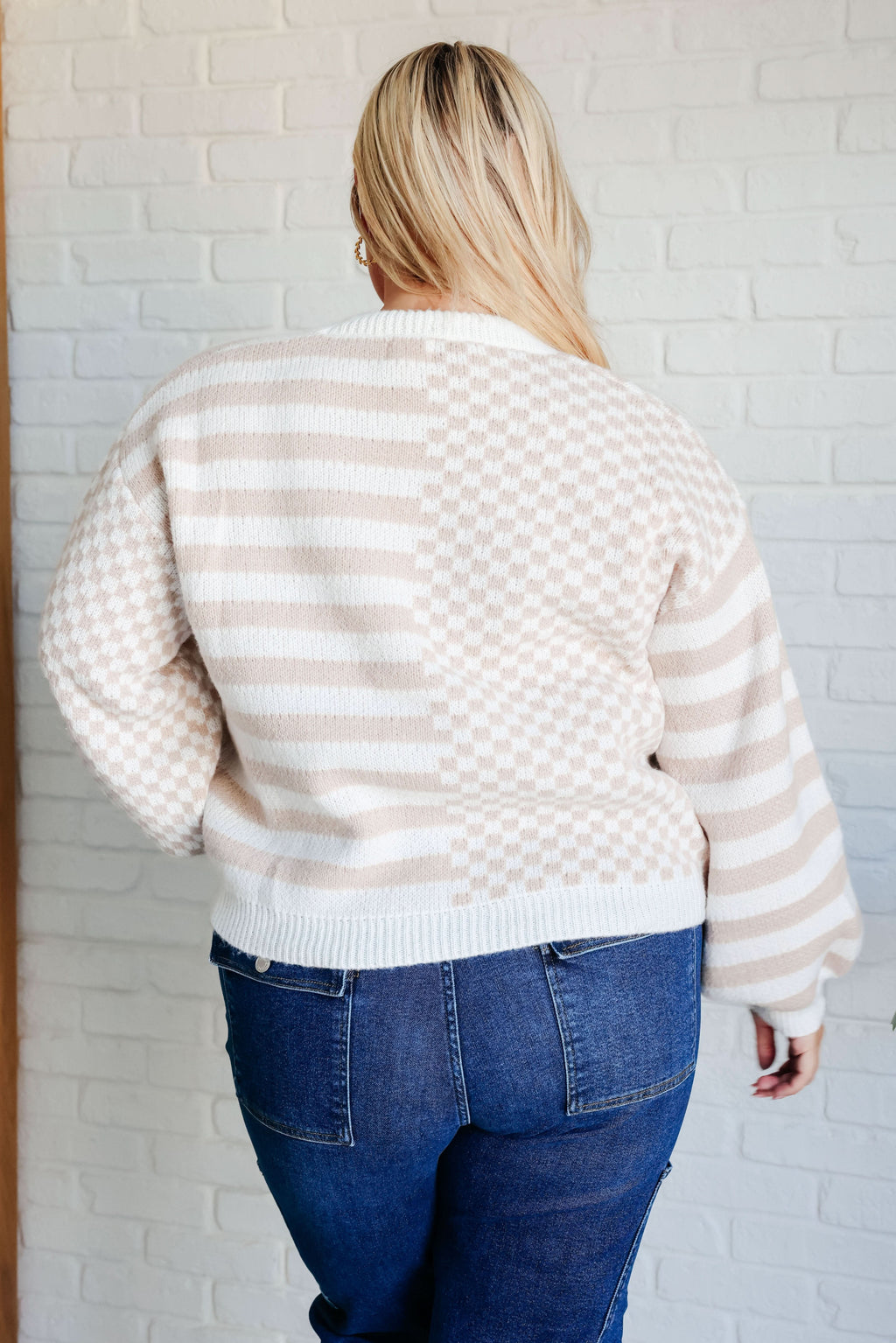 Check That Line Cardigan in - Layers photo