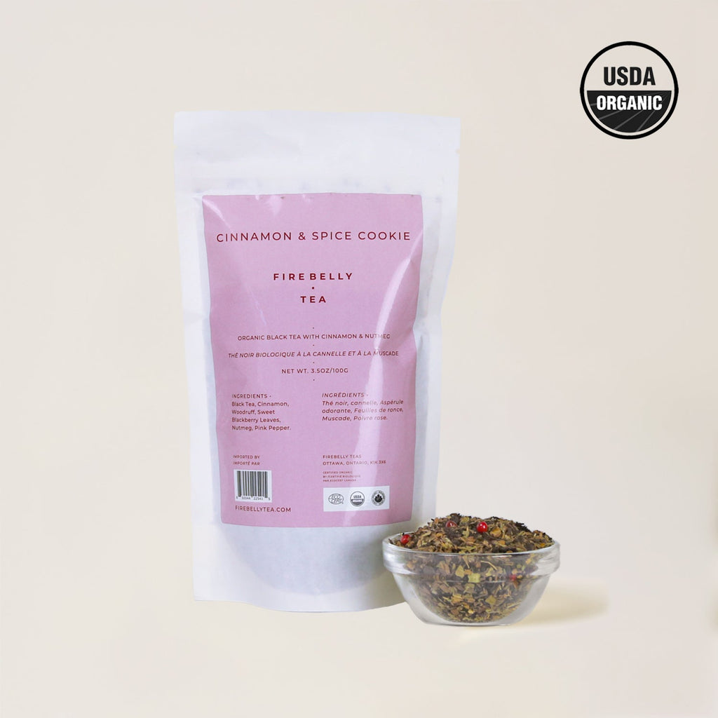 Cinnamon & Spice Cookie in Compostable Bag - Black Tea photo