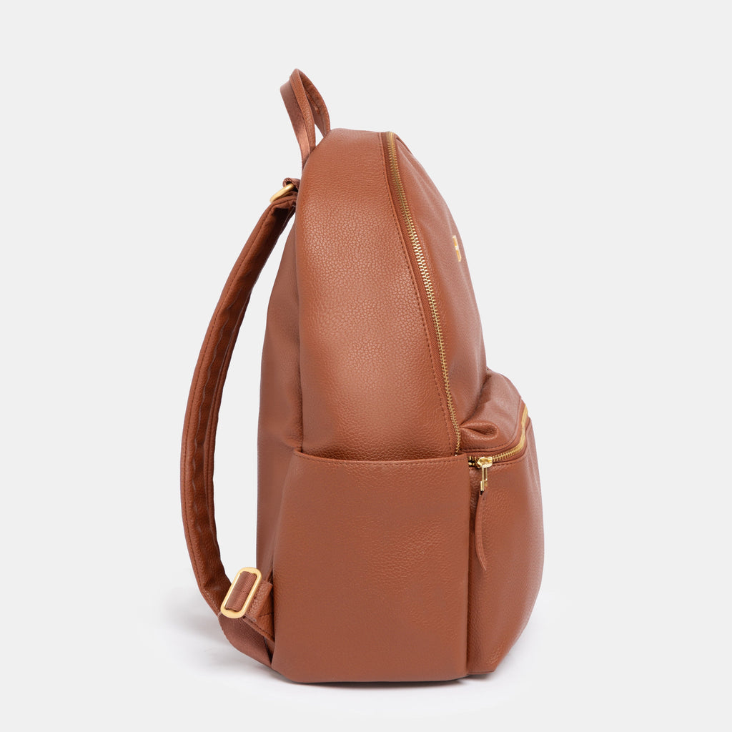 Freshly Picked Cognac Classic City Diaper Bag II in - Classic City Backpack photo
