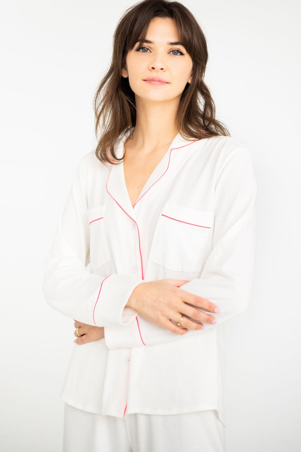 Classic Luxury Pajamas in Brushed Pima Cotton in - PAJAMAS photo