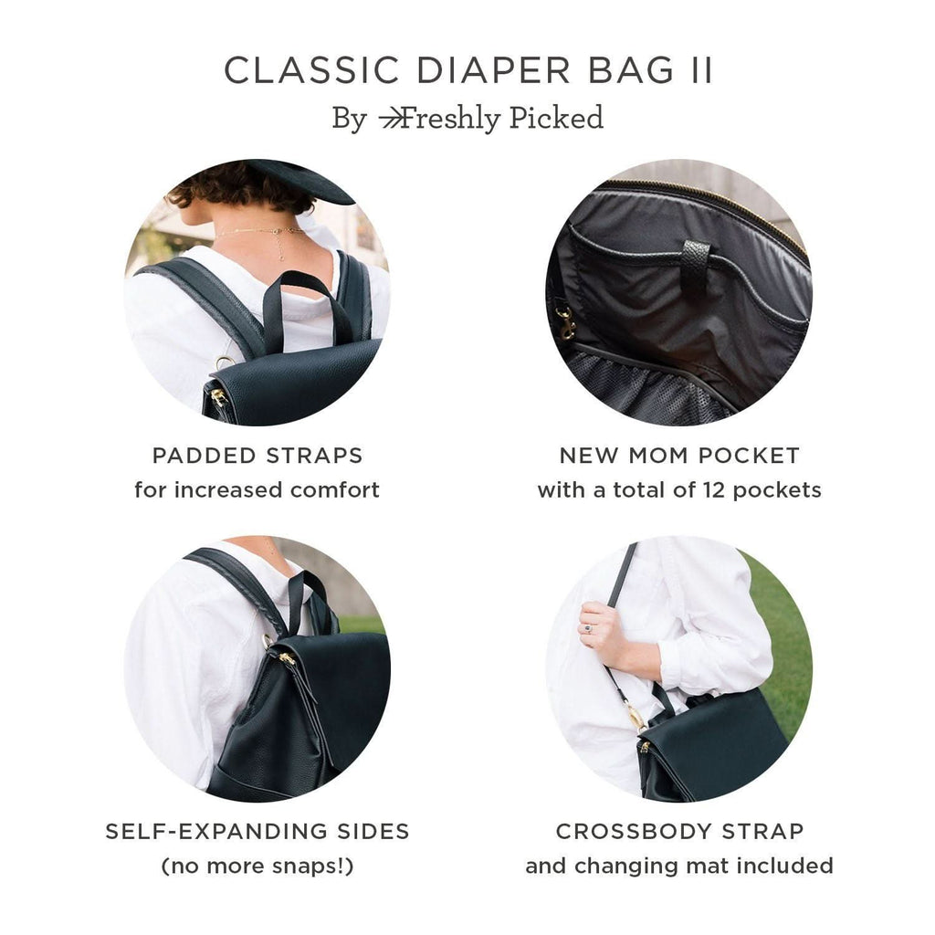 Freshly Picked Butterscotch Classic Diaper Bag II in - Classic Diaper Bag II photo