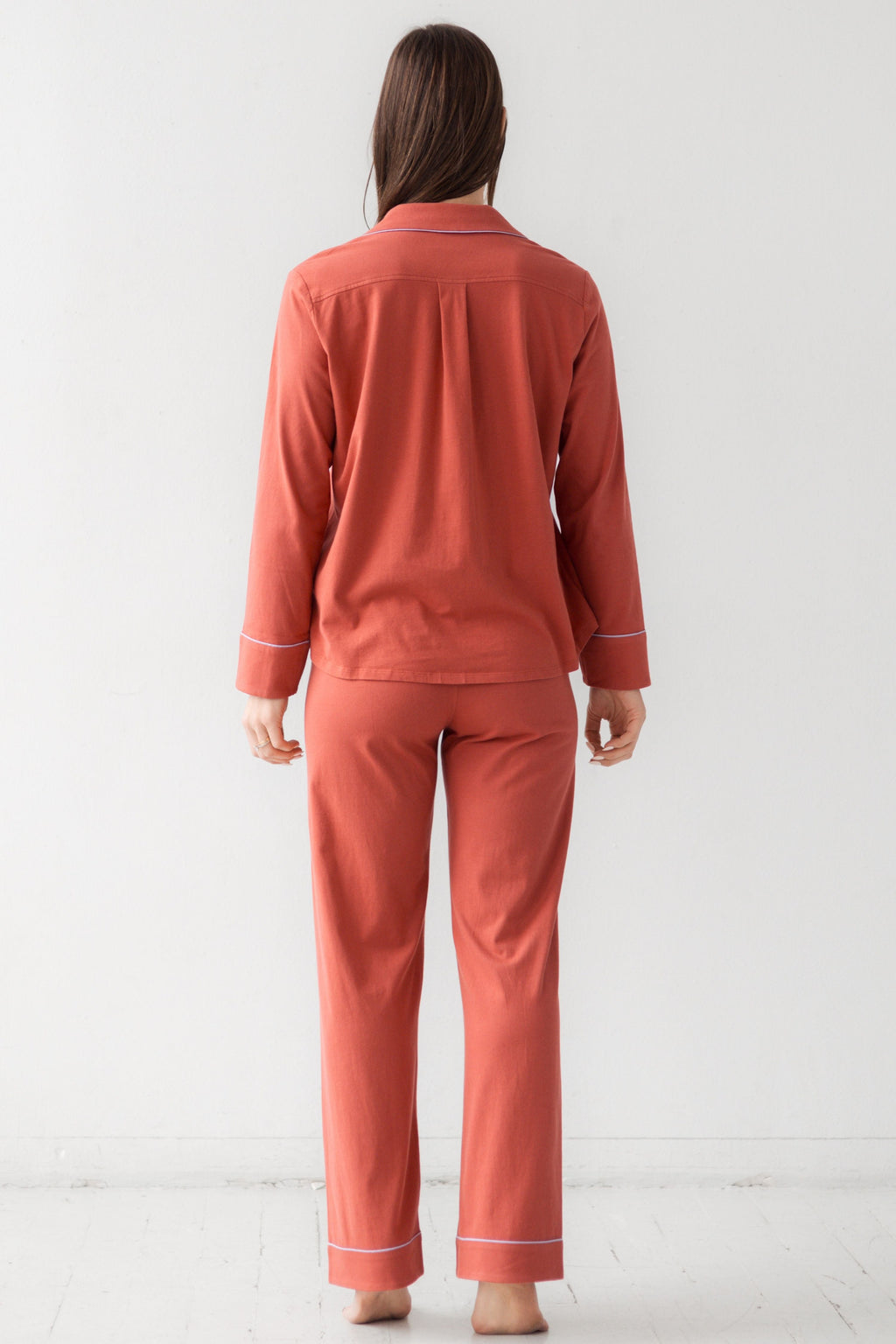 Classic Luxury Pajamas in Brushed Pima Cotton in - PAJAMAS photo