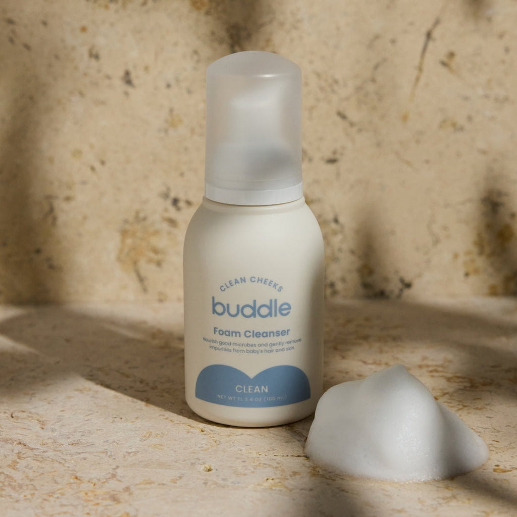 Buddle Clean Cheeks Bundle in - Diaper Rash Treatment, Foam Cleanser photo