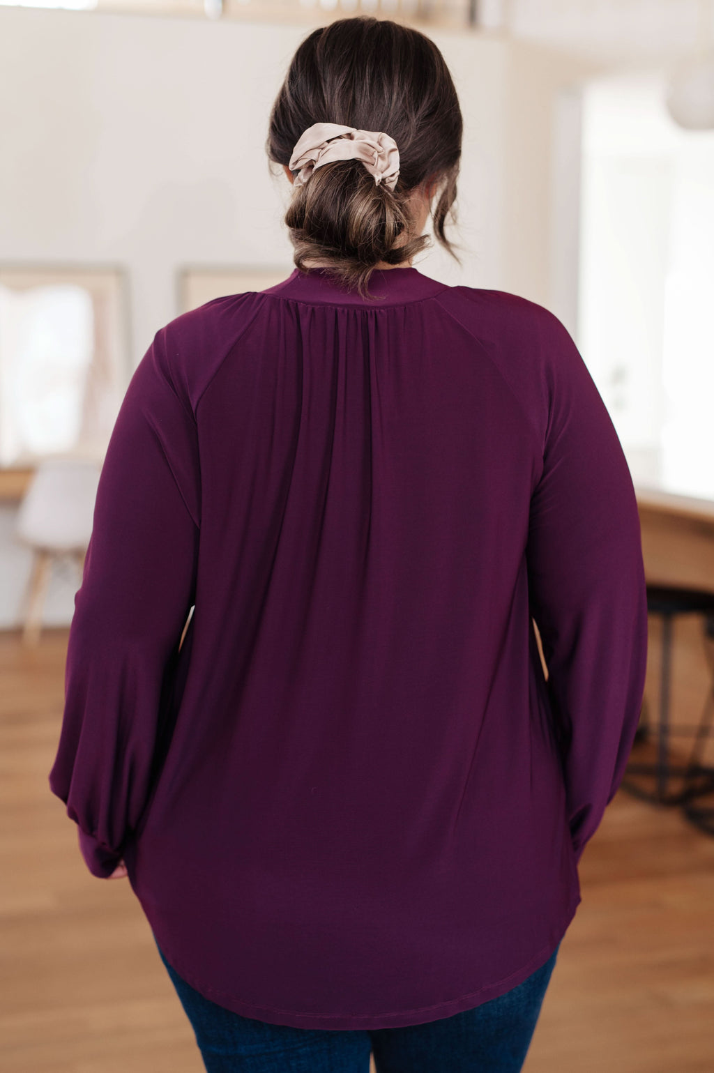 Closing Time Mock Neck Blouse in - Tops photo