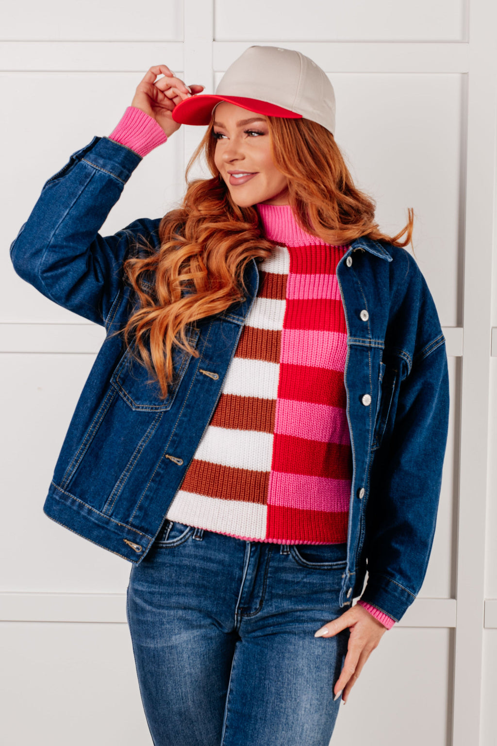 Come Hither Two Tone Canvas Cap Set in - Accessories photo
