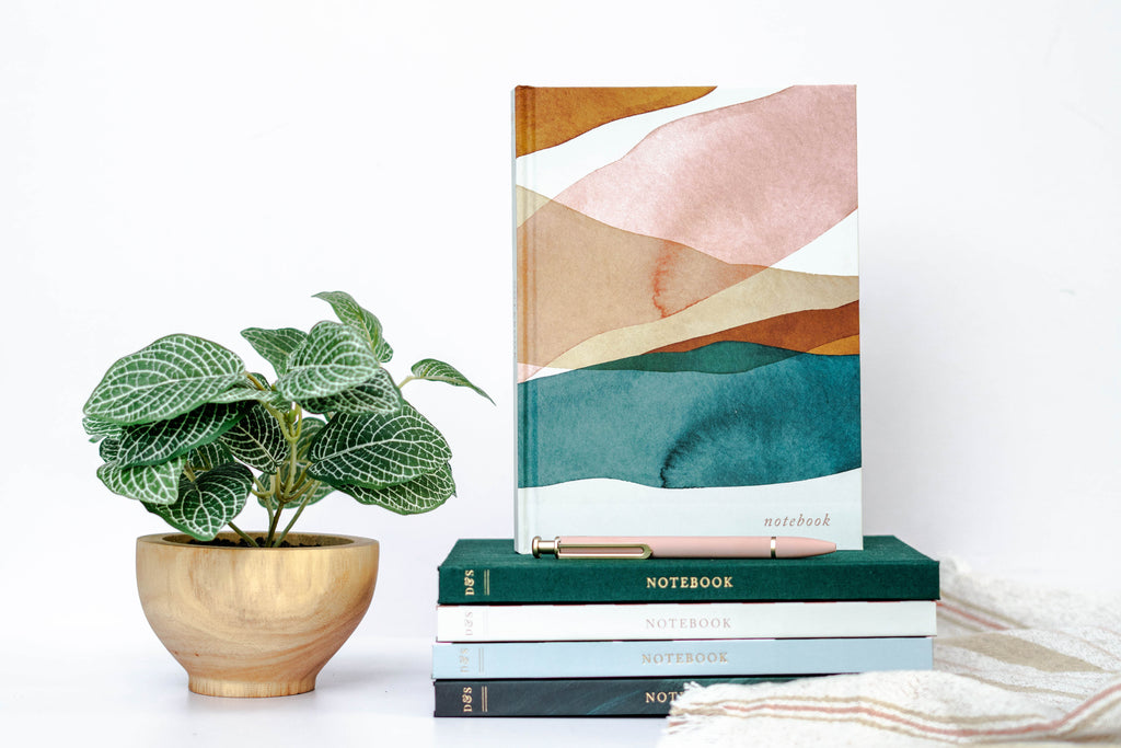 Blank Lined Journal: Garden Party in Desert Sand - blank journal photo