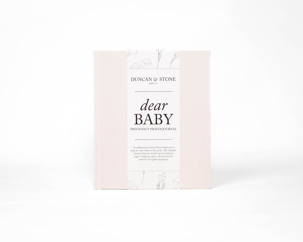 Duncan & Stone Dear Baby: Pregnancy Prayer Journal in - Journal photo
