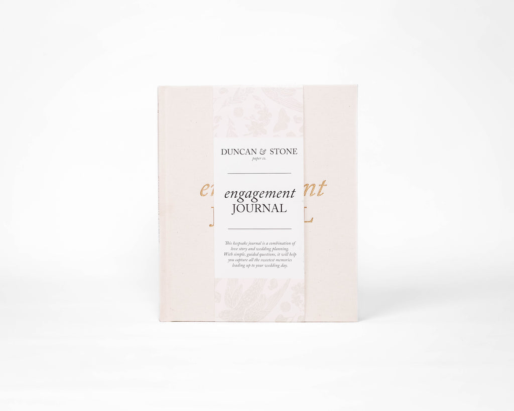 Duncan & Stone Paper Co. Engagement Journal in Ivory - Journal photo