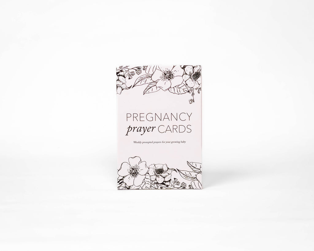 Duncan & Stone Paper Co. Pregnancy Prayer Cards in Black and White - Prayer Cards photo
