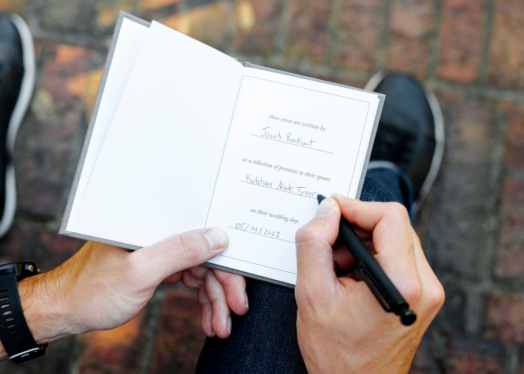 Duncan & Stone Co. Vow Books in - Journal photo