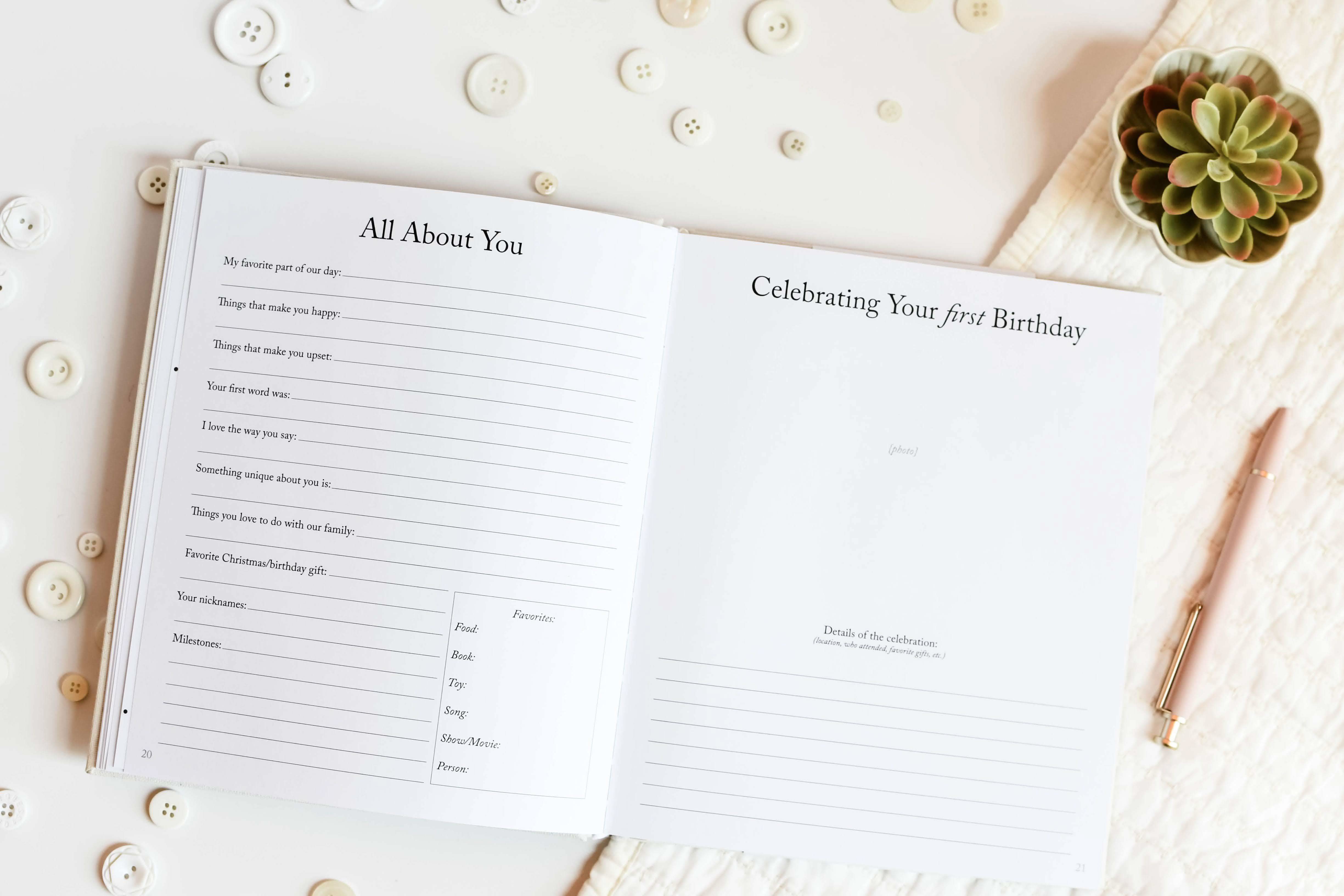Duncan & Stone Co. Childhood Memory Book - SwagglyLife Home & Fashion Duncan & Stone Co. Childhood Memory Book - SwagglyLife Home & Fashion