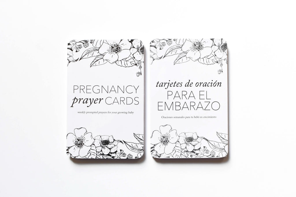 Spanish Pregnancy Prayer Cards in - Prayer Cards photo