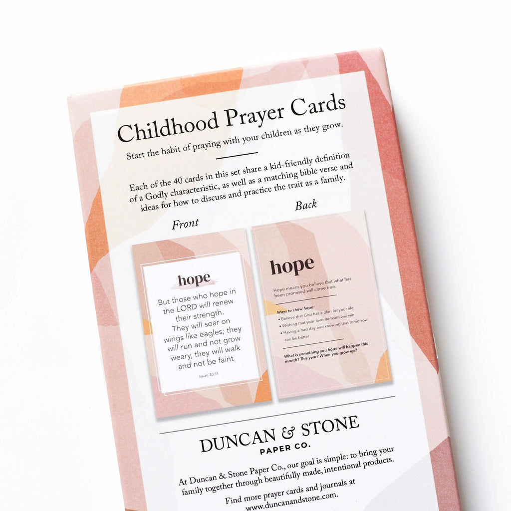 Childhood Prayer Cards - SwagglyLife Home & Fashion