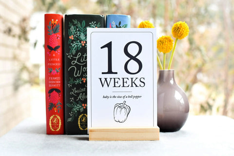 Duncan & Stone Paper Pregnancy Announcement & Milestone Cards - SwagglyLife Home & Fashion Duncan & Stone Paper Pregnancy Announcement & Milestone Cards - SwagglyLife Home & Fashion