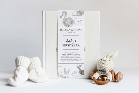 Duncan & Stone Paper Co. Baby's First Year - SwagglyLife Home & Fashion Duncan & Stone Paper Co. Baby's First Year - SwagglyLife Home & Fashion