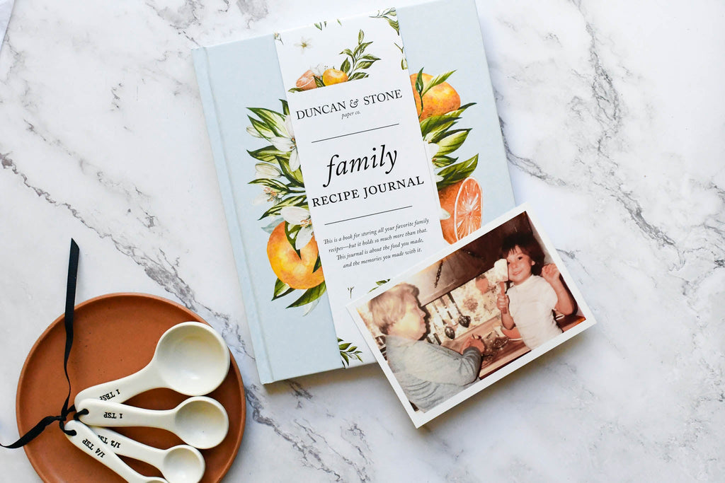 Duncan & Stone Family Recipe Book in - Journal photo