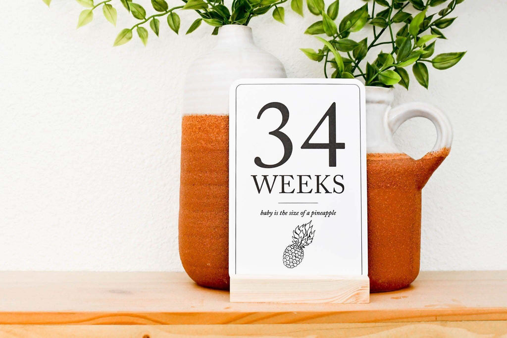 Duncan & Stone Paper Pregnancy Announcement & Milestone Cards - SwagglyLife Home & Fashion