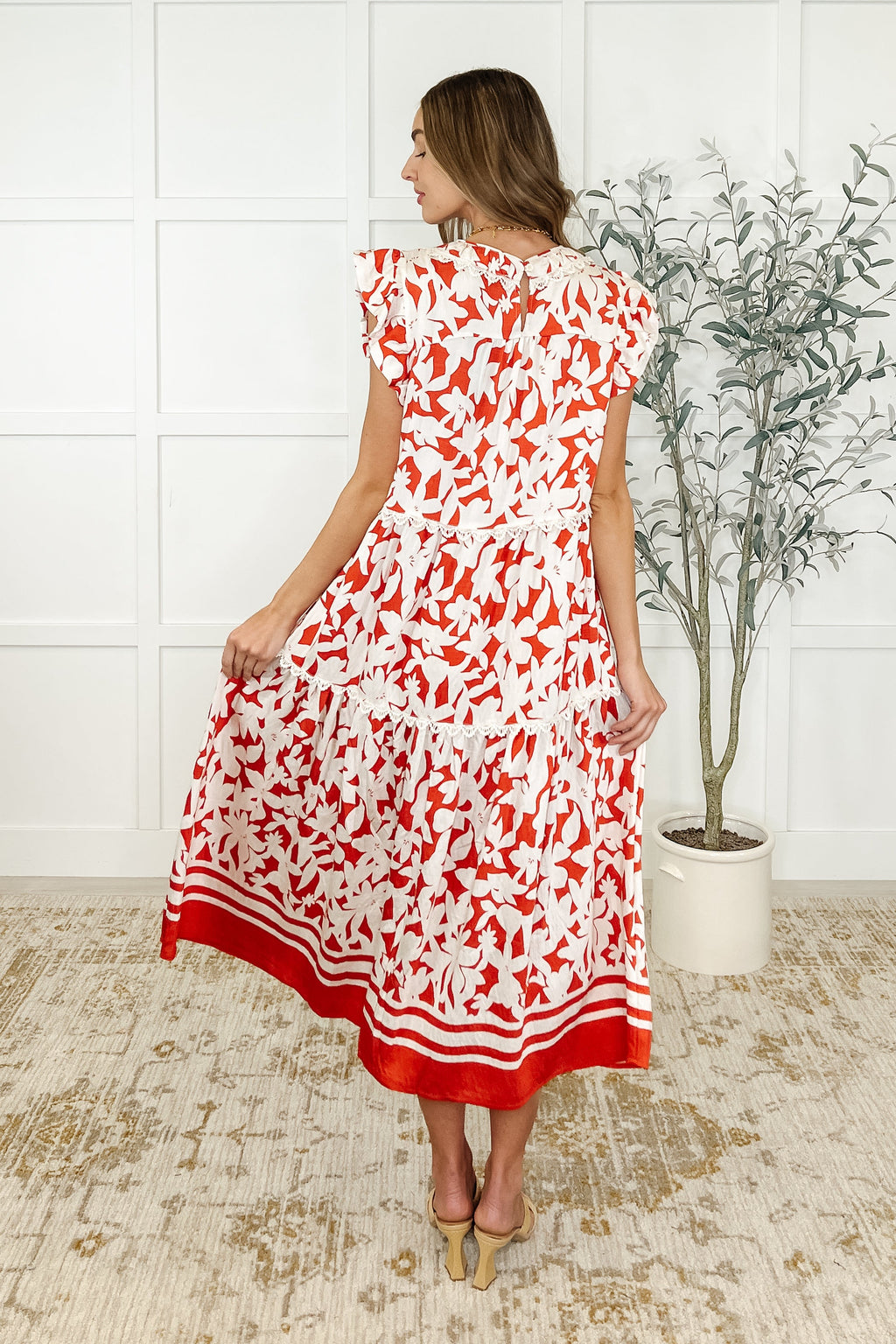 Dainty Daydream Tiered Dress in - Womens photo