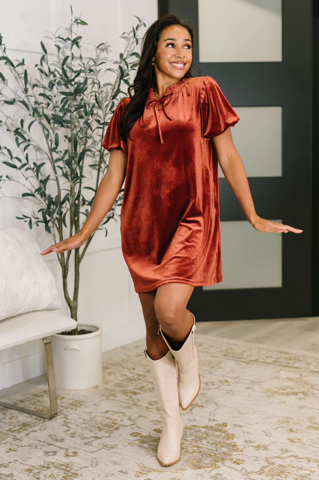 Damsel in This Velvet Dress in - Womens photo