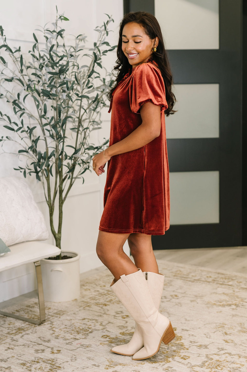 Damsel in This Velvet Dress in - Womens photo