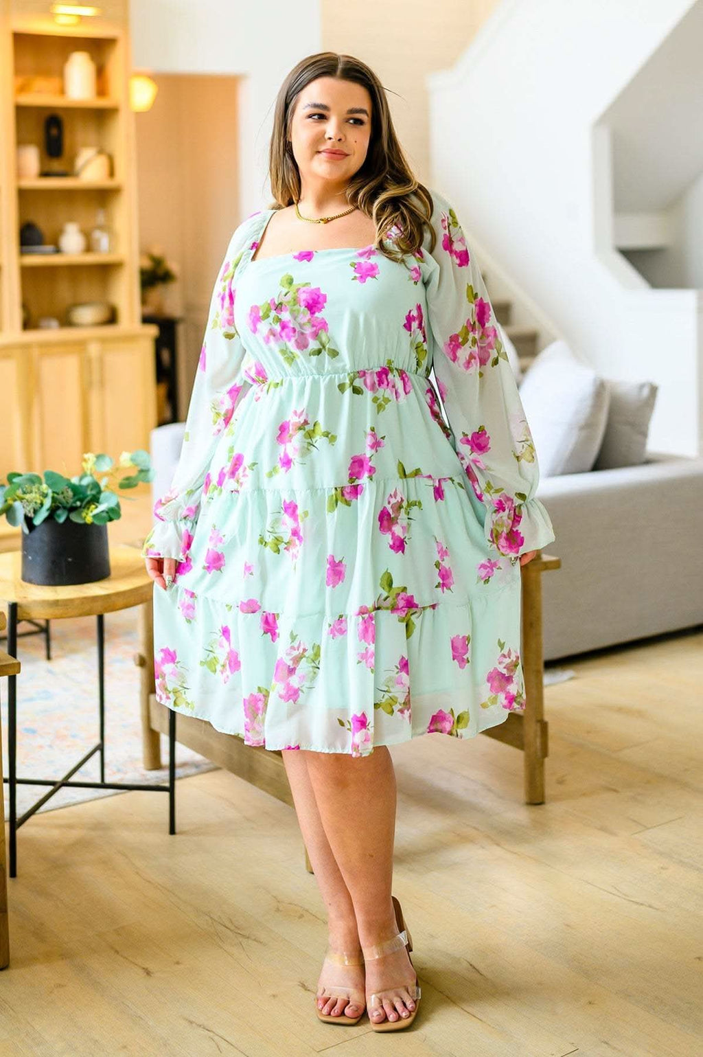 Delightfully Yours Floral Dress - SwagglyLife Home & Fashion
