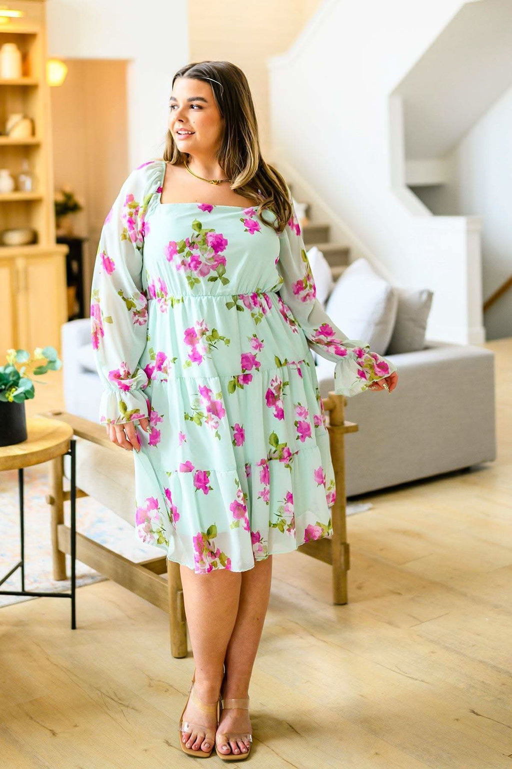 Delightfully Yours Floral Dress - SwagglyLife Home & Fashion