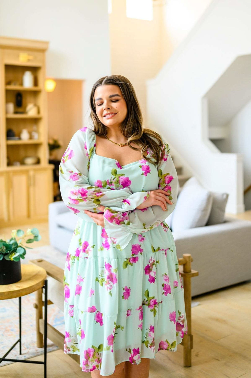 Delightfully Yours Floral Dress - SwagglyLife Home & Fashion