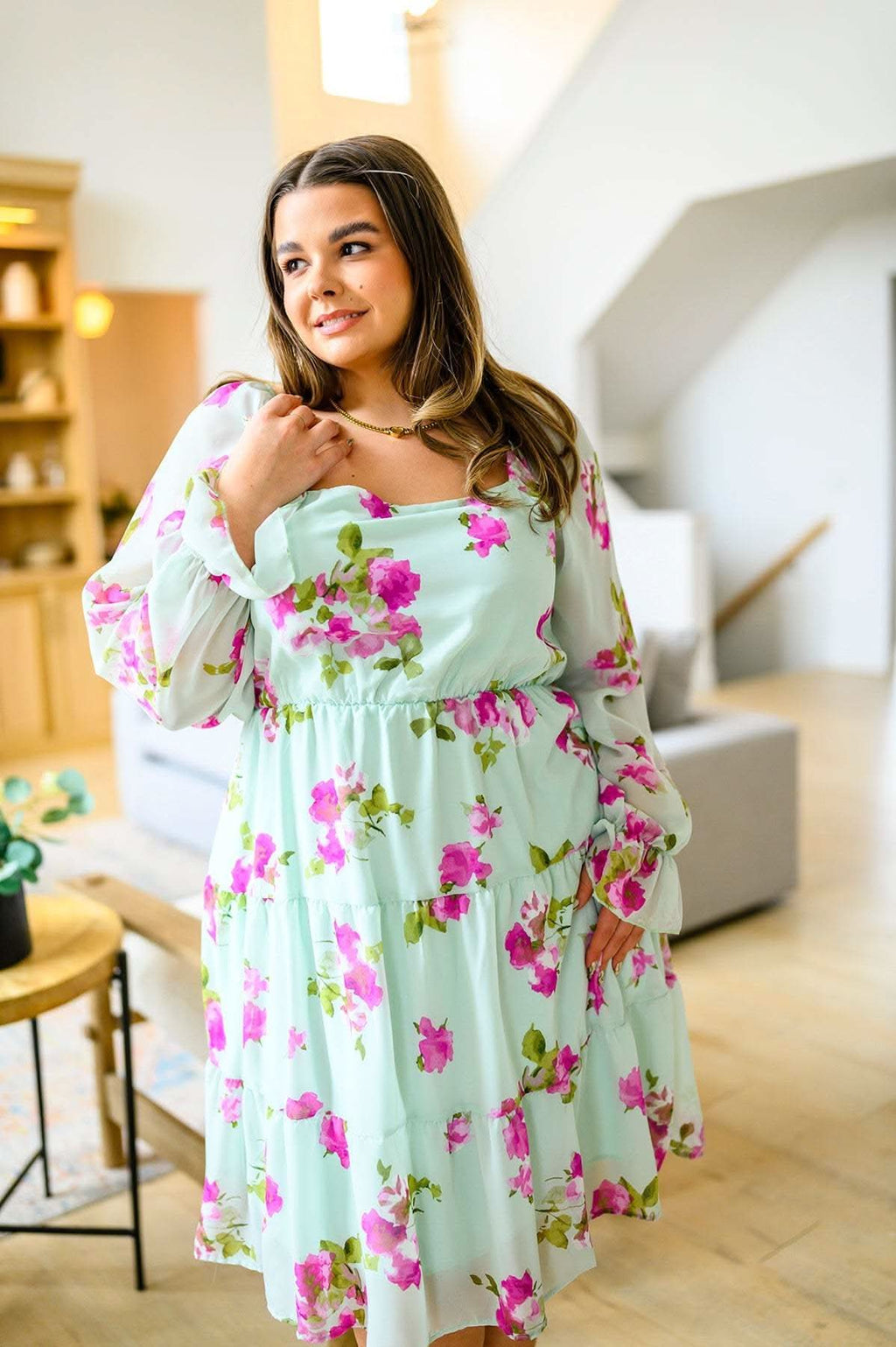 Delightfully Yours Floral Dress - SwagglyLife Home & Fashion